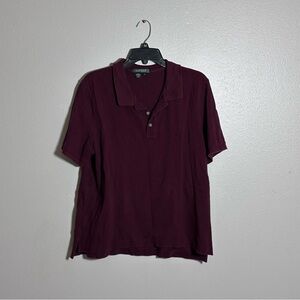 Lauren Ralph Lauren Men Preppy Burgundy Polo‎ Shirt size XL